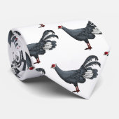 Blauer Cartoon Krawatte (Gerollt)