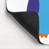 Blauer Cartoon Mousepad (Ecke)