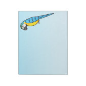 Blauer Cartoon Notizblock (Rotiert)