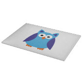 Blauer Cartoon Schneidebrett (Ecke)