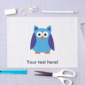 Blauer Cartoon Seidenpapier (Handwerk)