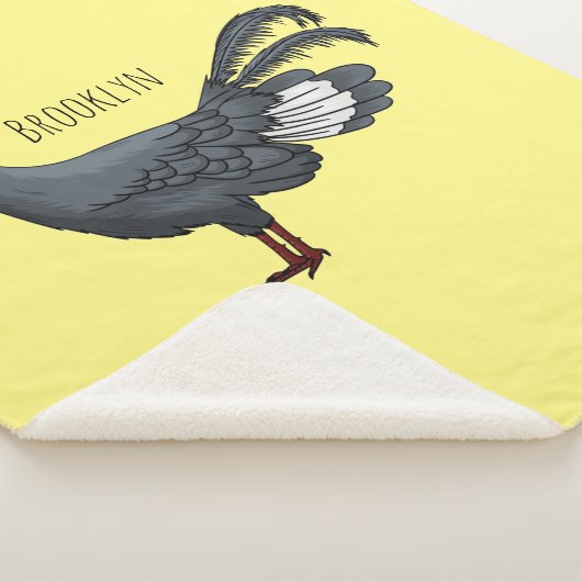 Blauer Cartoon Sherpadecke (3/4)