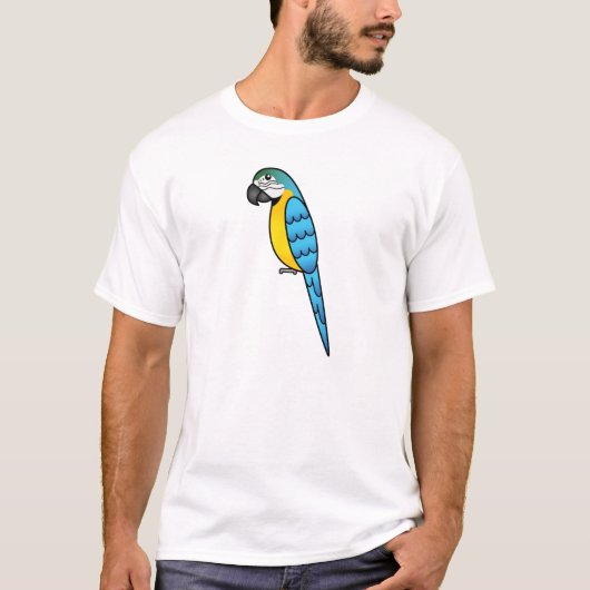 Blauer Cartoon T-Shirt (Vorderseite)