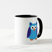 Blauer Cartoon Tasse (VorderseiteRechts)