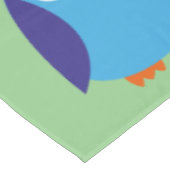 Blauer Cartoon Tischdecke (Schrägansicht)