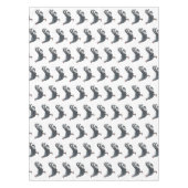 Blauer Cartoon Tischdecke (Vorderseite)