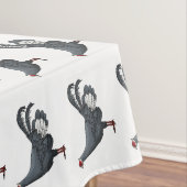 Blauer Cartoon Tischdecke (Beispiel)