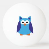 Blauer Cartoon Tischtennisball (Vorderseite)
