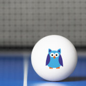Blauer Cartoon Tischtennisball (Netto)