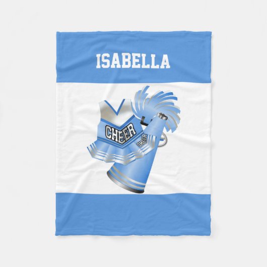 Blauer Chef Fleece Blanket (Vorderseite)