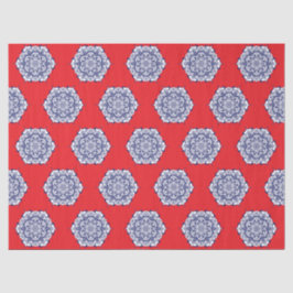 Blauer China Stil mit Kreaturen Seidenpapier