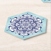 Blauer China Stil mit Kreaturen Untersetzer (angewinkelt)