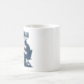 Blauer Collar-Arbeitsklassenschweißstolz Kaffeetasse (Mittel)