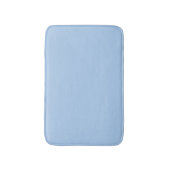 Blauer Cornflower Blau Farbe Badematte (Vorderseite Vertikal)