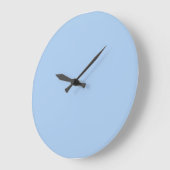 Blauer Cornflower Blau Farbe Große Wanduhr (Winkel)