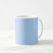 Blauer Cornflower Blau Farbe Kaffeetasse (VorderseiteRechts)