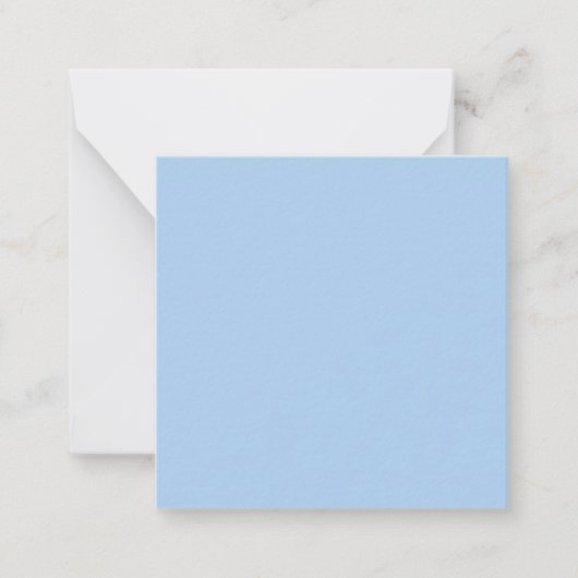 Blauer Cornflower Blau Farbe Mitteilungskarte (Vorderseite)