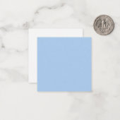 Blauer Cornflower Blau Farbe Mitteilungskarte (Vorderseite/Rückseite Beispiel)
