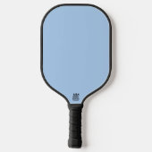 Blauer Cornflower Blau Farbe Pickleball Schläger (Rückseite)