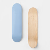 Blauer Cornflower Blau Farbe Skateboard (Vorderseite)