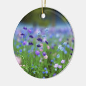 Blauer Cornflower Ornament (Links)