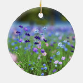 Blauer Cornflower Ornament (Hinten)
