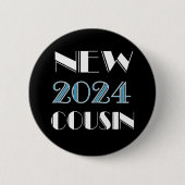 Blauer Cousin 2024 Button (Vorderseite)
