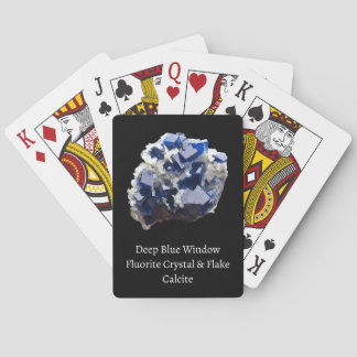Blauer Crystal Spielkarten
