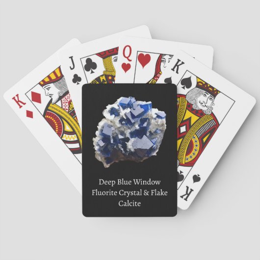 Blauer Crystal Spielkarten (Rückseite)