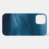 Blauer Cumulus Case-Mate iPhone Hülle (Rückseite (Horizontal))