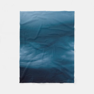 Blauer Cumulus Fleecedecke