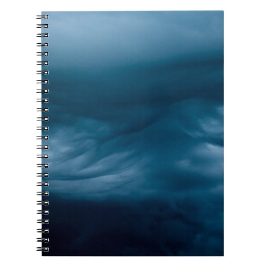 Blauer Cumulus Notizblock (Vorderseite)