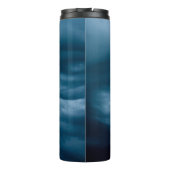 Blauer Cumulus Thermosbecher (Rückseite)
