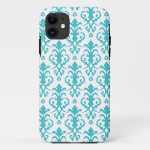 Blauer Curaçao-Aqua-Damast iPhone 5 Kasten Case-Mate iPhone Hülle