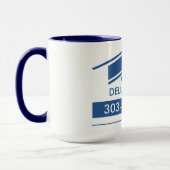 Blauer Dach Tasse (Links)