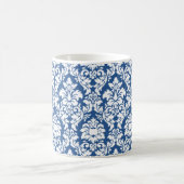 Blauer Damast Kaffeetasse (Mittel)