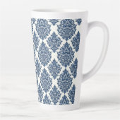 Blauer Damast Milchtasse (Rechts)