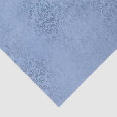 Blauer Damast Seidenpapier (Ausschnitt)
