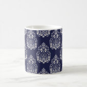Blauer Damastenmaus Kaffeetasse (Mittel)