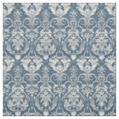 Blauer Damaststoff Stoff (Muster)