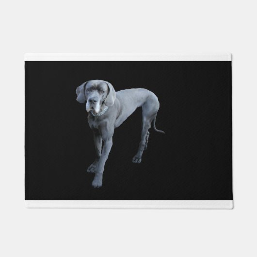 Blauer Däne Fußmatte (Vorderseite)