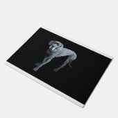 Blauer Däne Fußmatte (Schrägansicht)