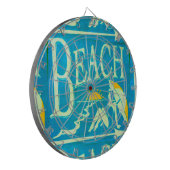 Blauer Dartboart Dartscheibe (Vorderseite Links)