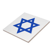 Blauer Davidstern Fliese (Seite)