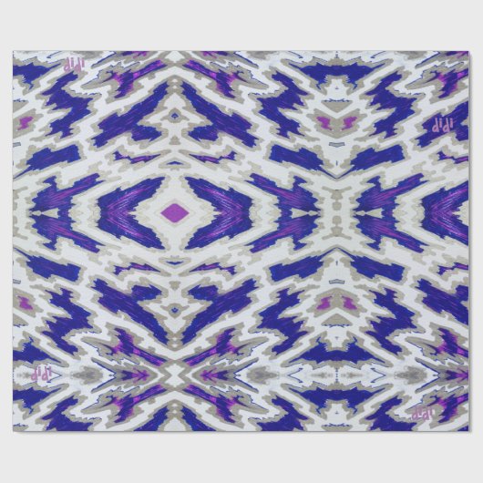 Blauer Dazz Geschenkpapier (Flach)