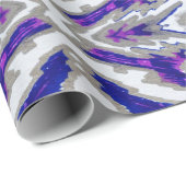 Blauer Dazz Geschenkpapier (Rolleneckpunkt)