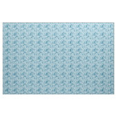 Blauer Deko 1920er Flapper Glamour feminin Stoff (Yard (91,4 cm))