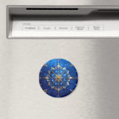Blauer Dekorativer Weihnachtsmagnet Magnet (In Situ (Geschirrspüler))
