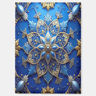 Blauer dekorativer Weihnachtsmagnet Magnet