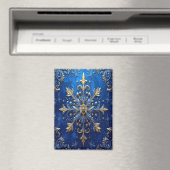 Blauer Dekorativer Weihnachtsmagnet Magnet (In Situ (Geschirrspüler))